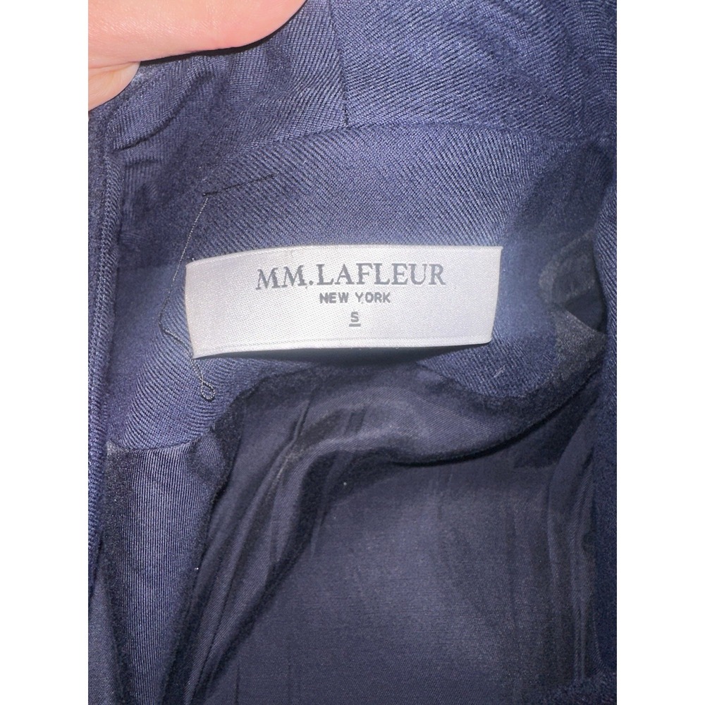 Mm Lafleur Namesake Vest Blue And White Stripped Women's Small - Picture 16 of 16